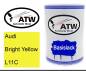 Preview: Audi, Bright Yellow, L11C: 500ml Lackdose, von ATW Autoteile West.